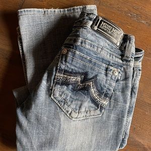 Miss Me jeans, size 27, mint condition.